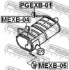 FEBEST PGEXB-01 Mounting Kit, exhaust system